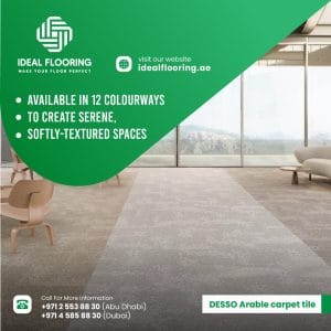 DESSO Arable Carpet Tiles – Stylish, Durable, and 100% Recyclable